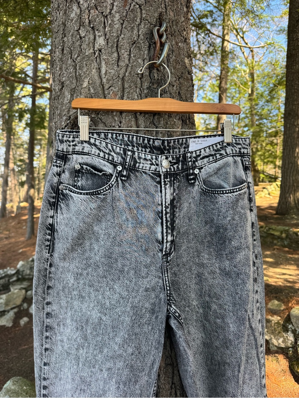 Rag & Bone Logan Mid Rise Wide Leg 28 NWOT